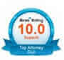 Avvo Rating | 10.0 | Superb | Top Attorney | DUI